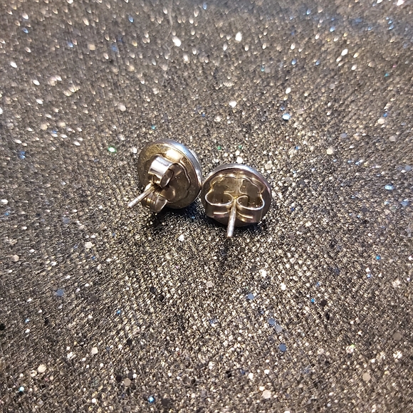 Sterling silver and quartz earings - Picture 2 of 3